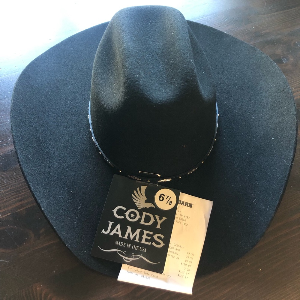 6 7/8 Felt Hat NWT from the Boot Barn.